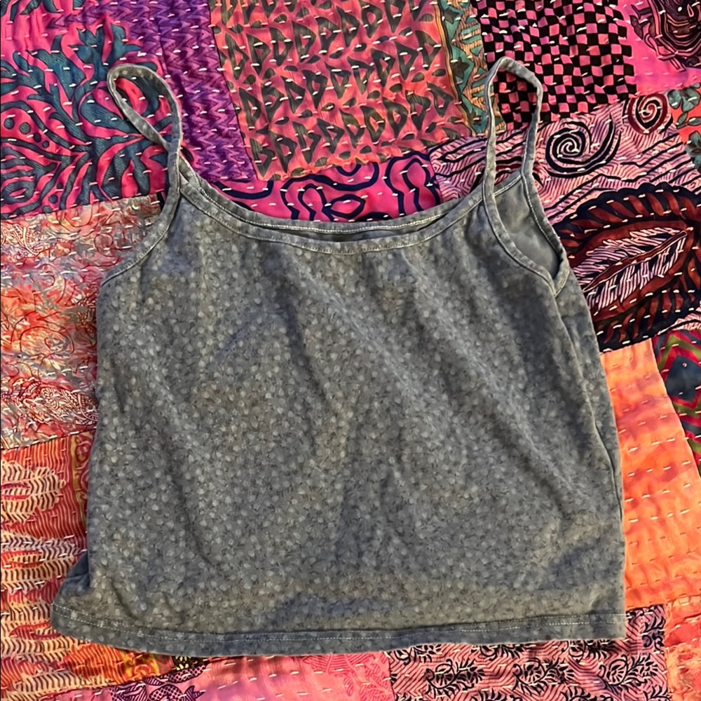 Brandy Melville Blue Floral Top